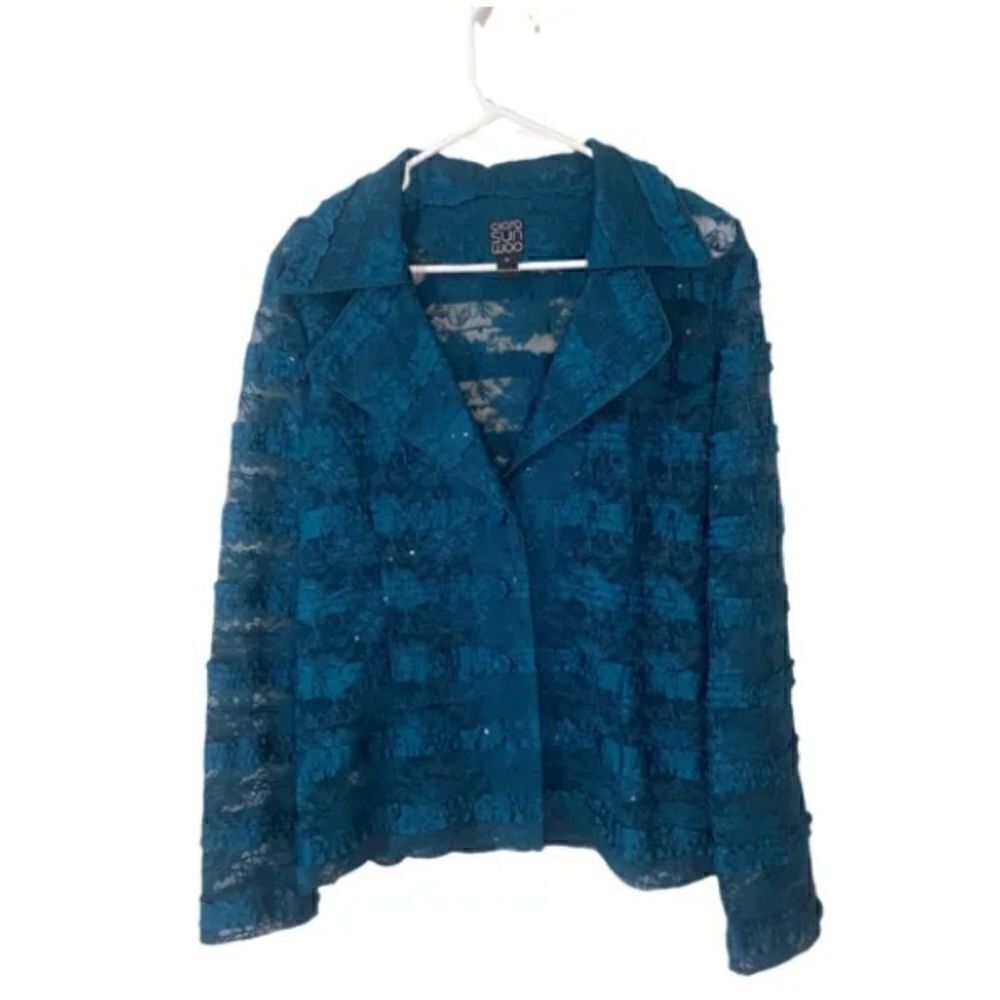 ciara sun woo Blue lace blazer size XL